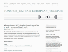 Tablet Screenshot of klanghimmelmq.tonspur.at